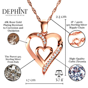 Rose gold Heart Set