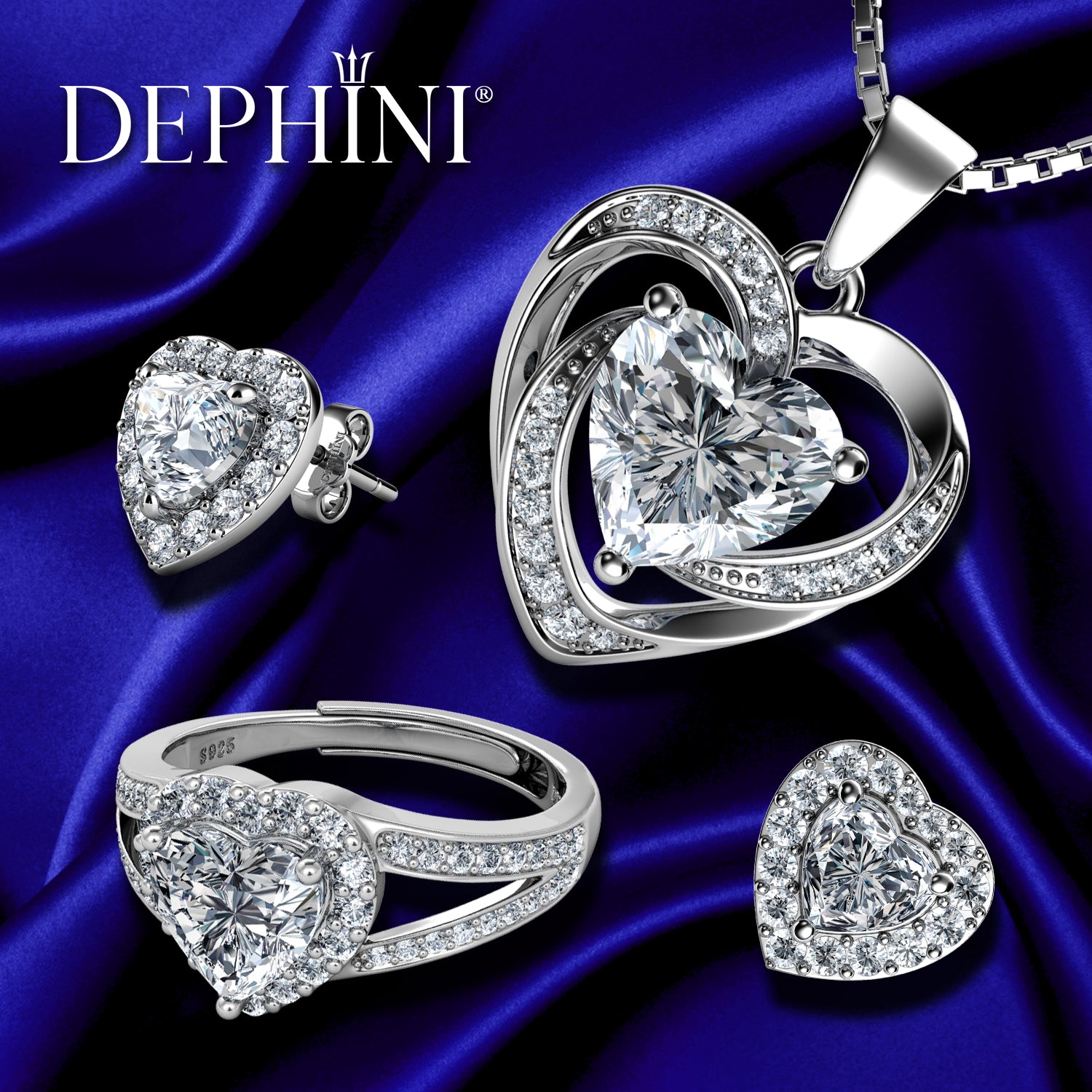 Silver discount jewellry set
