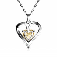 Load image into Gallery viewer, Yellow Heart pendant