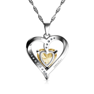 Yellow Heart pendant